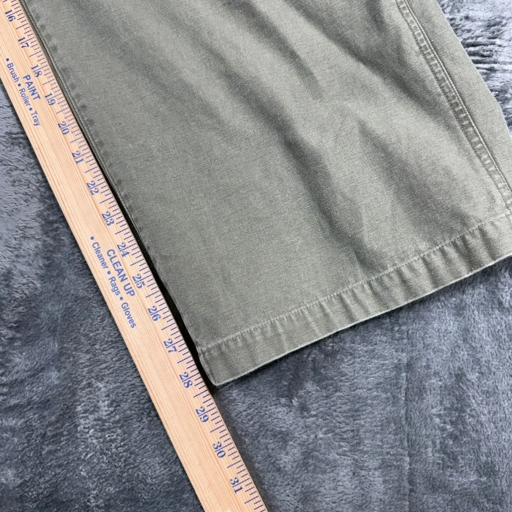 Phys.Sci. Carpenter Pants Mens 38x30 Olive Green Utility Workwear‎ Relaxed Fit